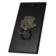 「NERV」のロゴをデザインしたスマートフォンリング。