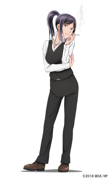 日笠陽子が演じる詩子。