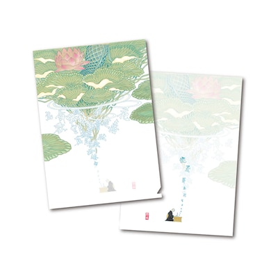 「阿・吽」と「特別展『仁和寺と御室派のみほとけ－天平と真言密教の名宝－』」のコラボグッズより、クリアファイル。