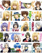 「BLACK CAT（J50th）」のスタンプ。