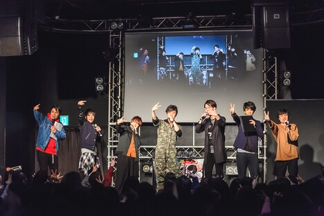 「『ヒプノシスマイク -Division Rap Meeting-』ニコ生公開生放送×CDリリース記念イベント」の様子。（Photo by 粂井健太）