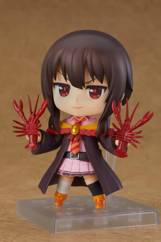 このすば」めぐみんが学生服Ver.でねんどろいど化、ドヤ顔でザリガニ 