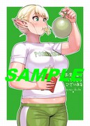 「エルフさんは痩せられない。」2巻のメロンブックス購入特典。