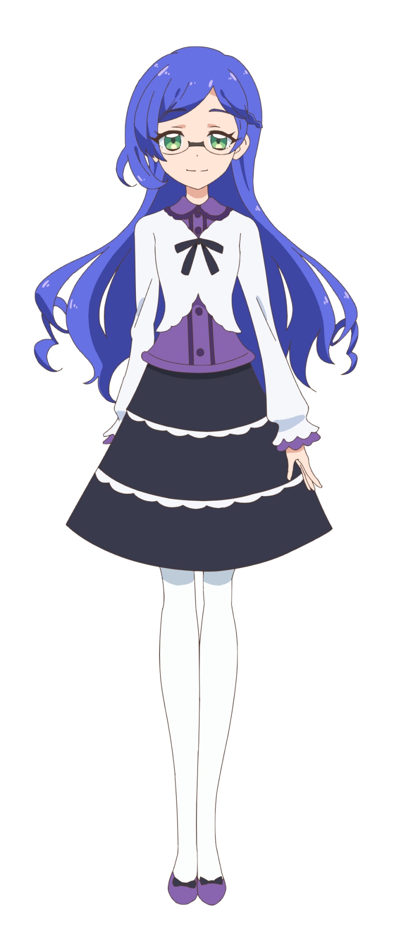 青葉りんか（CV：厚木那奈美）。きらりヶ丘中学校の1年生。クールでしっかり者。物静かな優等生タイプだが、なぜかプリ☆チャンのことに詳しく、プリ☆チャンデビューしたみらいとえものマネージャー役として2人をサポートする。