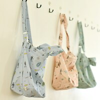 キャンバスショルダートート