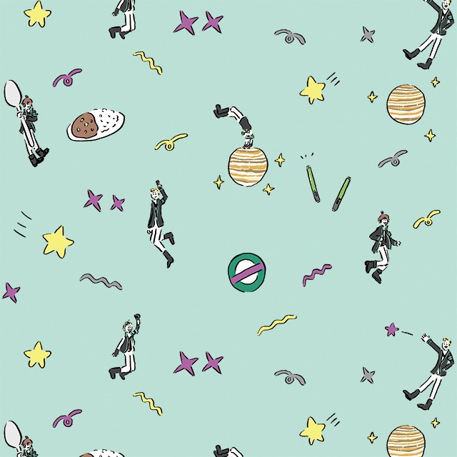 Jupiterのテキスタイル。