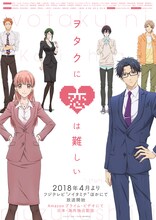アニメ「ヲタクに恋は難しい」ポスタービジュアル