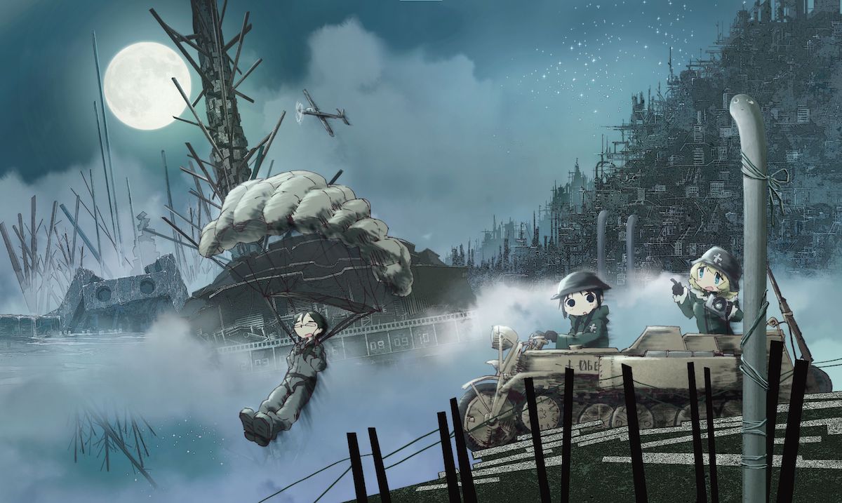 「少女終末旅行」Blu-ray / DVD第2巻の初回版に付属する、戸田麻衣描き下ろしデザインのデジパック。