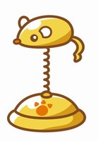 「あそびどうぐ」の「金のネズミおもちゃ」。