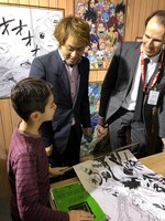 子どもたちとの交流。