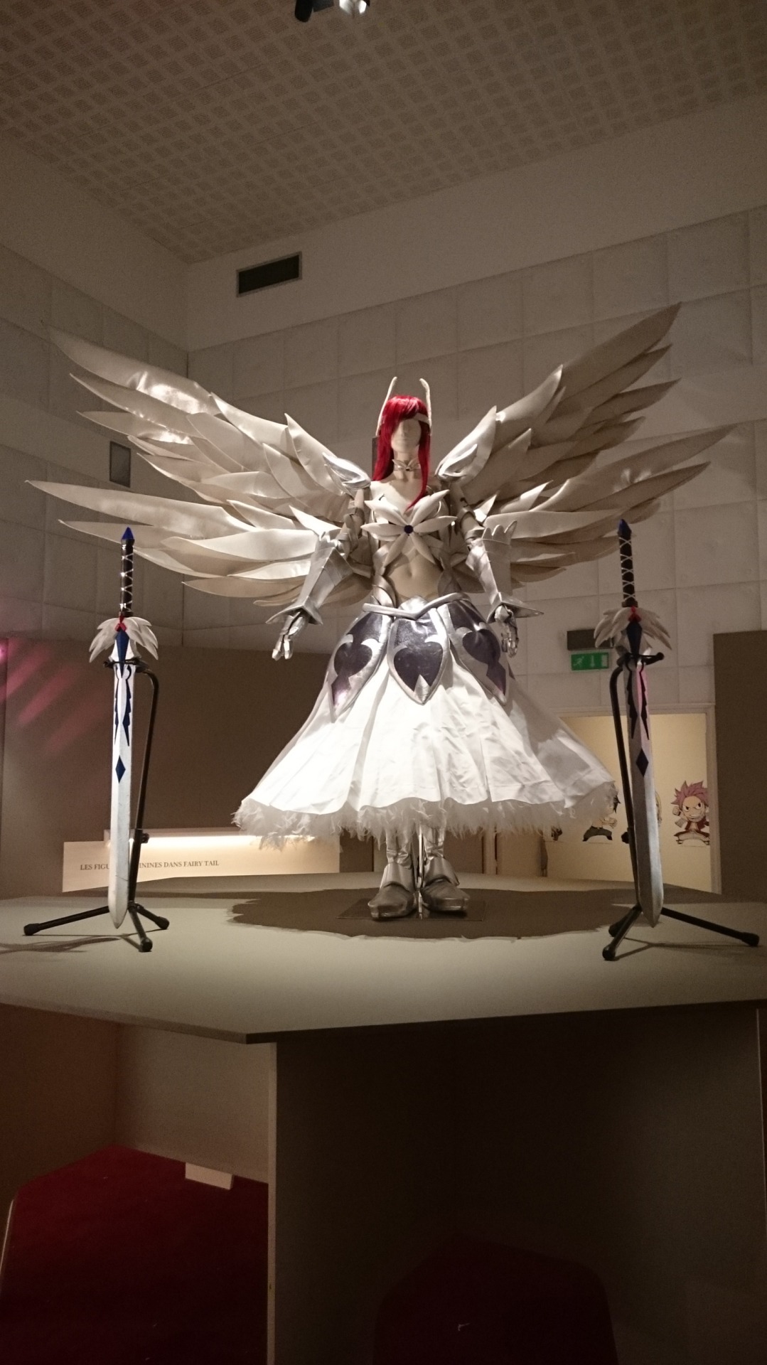 「『フェアリーテイル』展」の様子。
