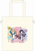 限定商品の巾着型トートバッグ。