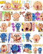 「花さか天使テンテンくん​（J50th）」のスタンプ。