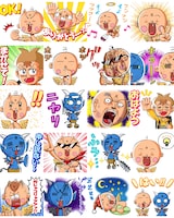 「花さか天使テンテンくん​（J50th）」のスタンプ。