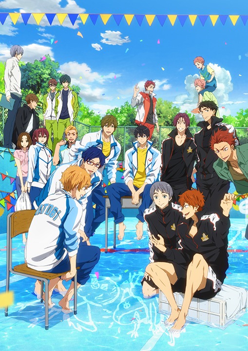 アニメ「特別版 Free!-Take Your Marks-」キービジュアル (c)2017 おおじこうじ・京都アニメーション／岩鳶高校水泳部TYM