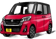 美子ちゃんの愛車である日産の軽・ルークス。ママに嬉しい機能が詰め込まれている。