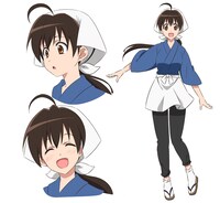 千家しのぶの設定画。