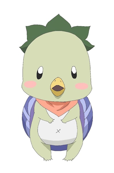 石見舞菜香が演じる手鞠河童のチビ。