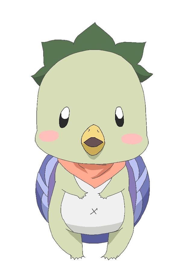 石見舞菜香が演じる手鞠河童のチビ。