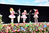 「HUGっと！プリキュア」「映画プリキュアスーパースターズ！」合同会見の様子。