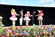 「HUGっと!プリキュア」「映画プリキュアスーパースターズ!」合同会見の様子。