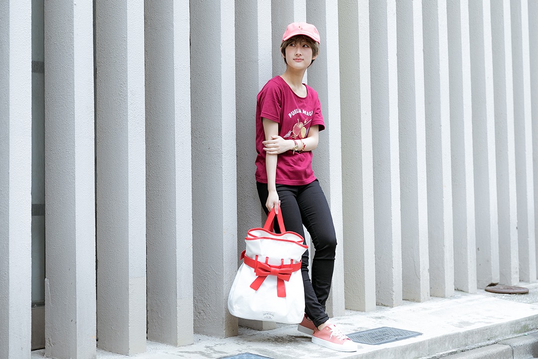 佐倉杏子モデルの着用例。