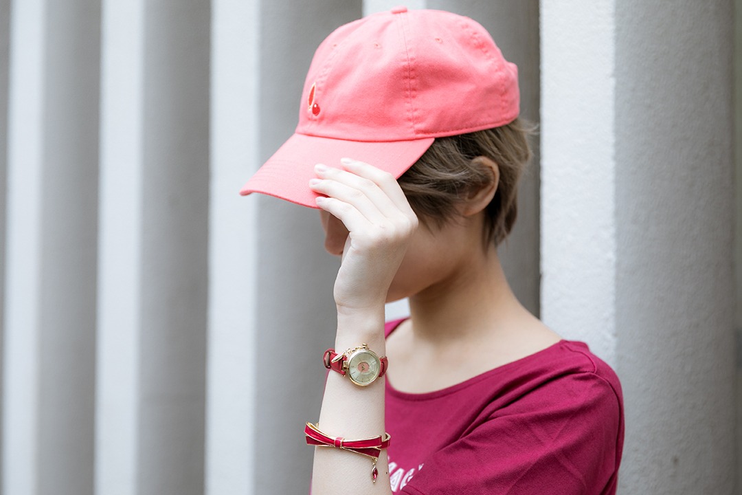 佐倉杏子モデルの着用例。