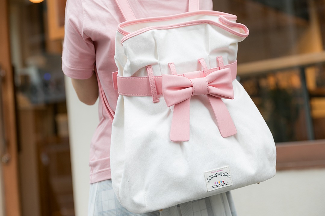 「魔法少女まどか☆マギカ」鹿目まどかモデルの着用例。