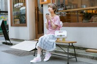 「魔法少女まどか☆マギカ」鹿目まどかモデルの着用例。