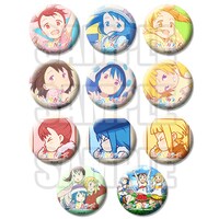 全11種の「くじ引き缶バッジ」。