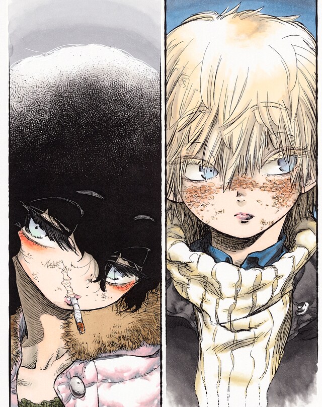 「オルガとイリ」のカラーカット。