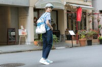 美樹さやかモデルの着用例。