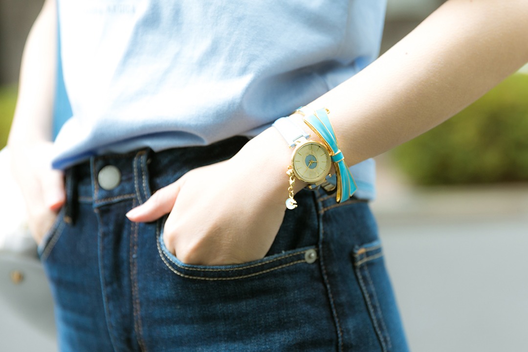 美樹さやかモデルの着用例。