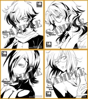 「高河ゆん描き下ろし複製ミニ色紙4枚セット」