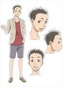 財前敏夫のキャラクタービジュアル。