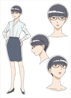 佐々木夢のキャラクタービジュアル。