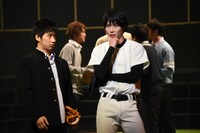 舞台「おおきく振りかぶって」ゲネプロの様子。