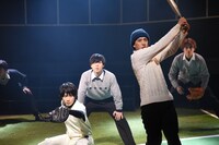 舞台「おおきく振りかぶって」ゲネプロの様子。