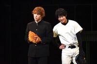 舞台「おおきく振りかぶって」ゲネプロの様子。