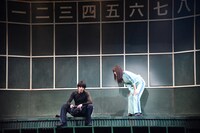 舞台「おおきく振りかぶって」ゲネプロの様子。