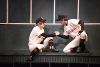 舞台「おおきく振りかぶって」ゲネプロの様子。