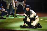 舞台「おおきく振りかぶって」ゲネプロの様子。