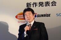 バンダイの常務取締役CGO（チーフガンダムオフィサー）・垰義孝氏。