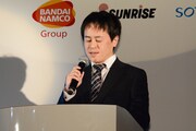 サンライズのプロデューサー・小川正和氏。