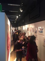 「第45回アングレーム国際漫画フェスティバル」のメイン会場にて行われた展覧会の様子。