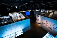 「第45回アングレーム国際漫画フェスティバル」のメイン会場にて行われた展覧会の様子。