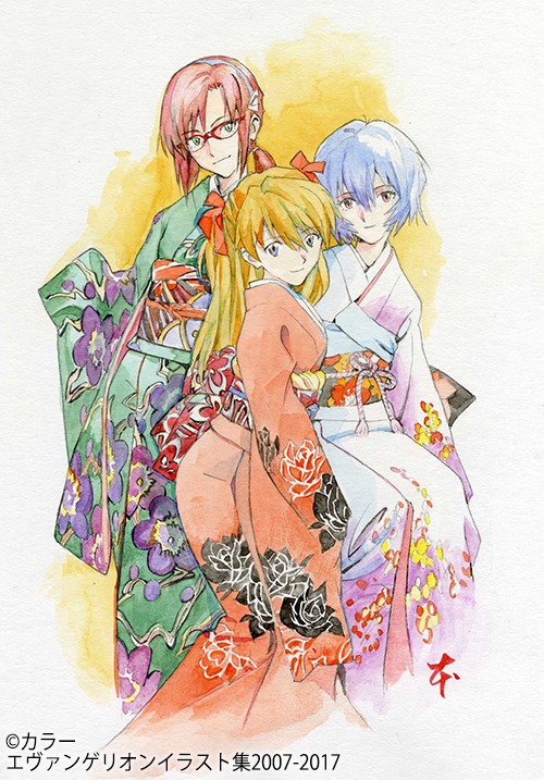 「エヴァンゲリオンイラスト集2007-2017」より。