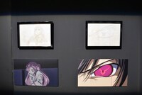 場面写真と原画。