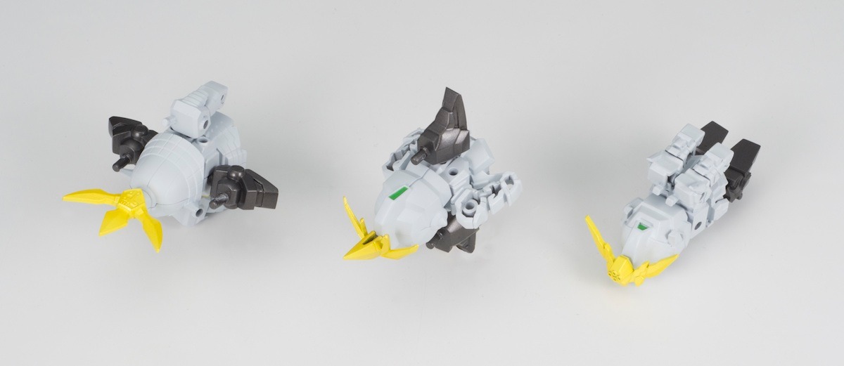 武器モードの「ビルドダイバーズ SD ガンダム（仮）」。
