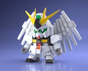 食玩「ミニプラ ガンダムビルドダイバーズ スーパーショックガンダム」より、νガンダム。